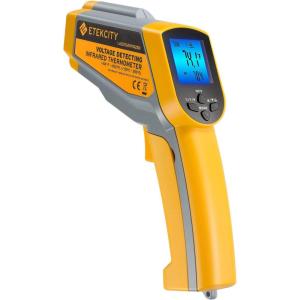 Etekcity Infrared Thermometer 774, Digital Temperature Gun for Cooking, Non Contact Electric Laser IR Temp Gauge, Home Repairs, Handmaking, Surface Measuring, -58 to 716 ℉, – 50 to 380 ℃, Yellow(Yellow 2 Laser)