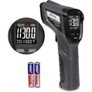 Etekcity Infrared Thermometer Upgrade 774, Heat Temperature Temp Gun for Cooking, Laser IR Surface Tool for Pizza, Griddle, Grill, HVAC, Engine, Accessories, -58°F to 842°F, Blue(Gray)