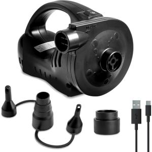 Etekcity Electric Air Pump Air Mattress Portable Pump for Inflatables Couch, Pool Floats, Blow up Pool Raft Bed Boat Toy