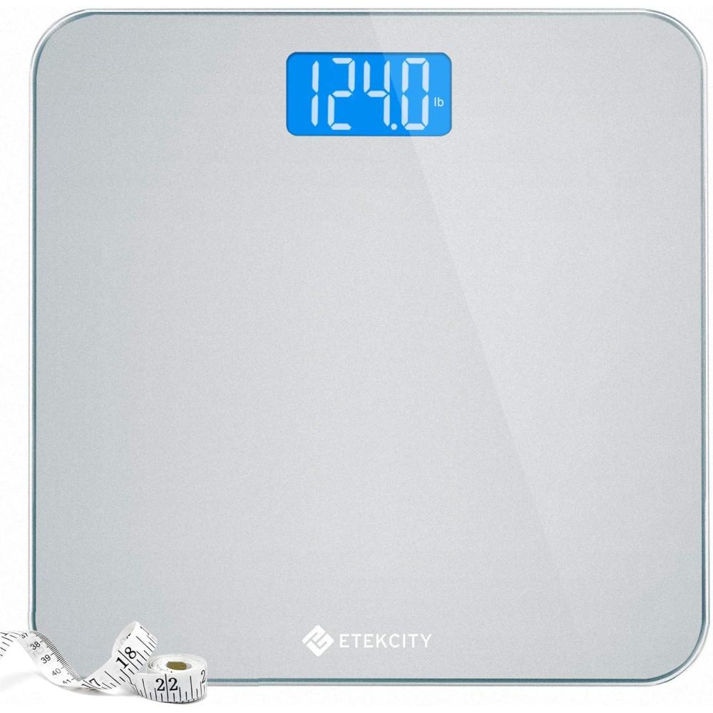 imageEtekcity FSAampHSA Eligible Smart Scale for Body Weight Fat Digital Weighing Machine for Accurate BMI Muscle Mass Composition Apple Health Compatible Fitness EquipmentTFTTempered GlassBlackLight Grey