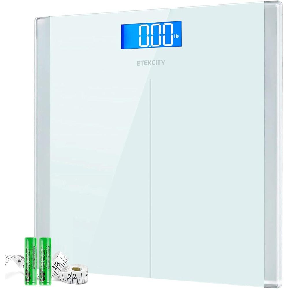imageEtekcity FSAampHSA Eligible Smart Scale for Body Weight Fat Digital Weighing Machine for Accurate BMI Muscle Mass Composition Apple Health Compatible Fitness EquipmentTFTTempered GlassBlackWhite