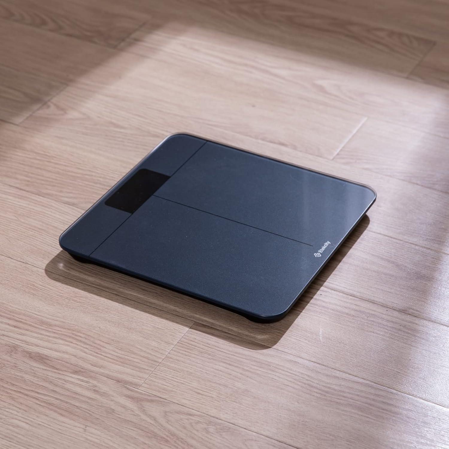 imageEtekcity Scale for Body Weight Digital Bathroom Scales for People Most Accurate to 005lb Bright LED Display amp Large Clear Numbers Upgraded Quality for the Elderly Safe Home Use 400 lbsGreyblue