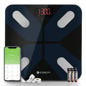 Etekcity Scale for Body Weight, Digital Bathroom Scales for People, Most Accurate to 0.05lb, Bright LED Display & Large Clear Numbers, Upgraded Quality for the Elderly Safe Home Use, 400 lbs(Black)